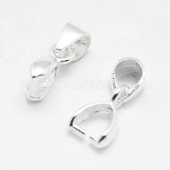 Anti-Tarnish Rhodium Plated 925 Sterling Silver Pendant Bails&nbsp;LS-STER-E050-03P