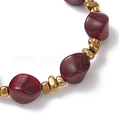 Acrylic Imitation Gemstone Beads Stretch Bracelets for Women&nbsp;BJEW-JB13273