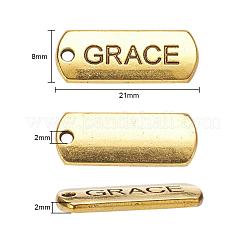 18Pcs 18 Style Tibetan Style Alloy Rectangle Pendants&nbsp;TIBEP-YW0001-34AG
