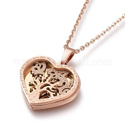 304 Stainless Steel Pendant Necklaces&nbsp;NJEW-I240-07