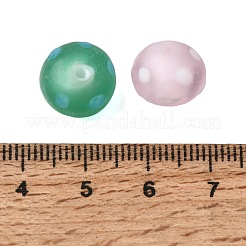 Frosted Handmade Lampwork Beads&nbsp;LA-CBA4A3E-01