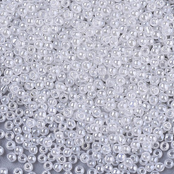 12/0 Imitation Jade Glass Seed Beads&nbsp;SEED-S035-01A-01