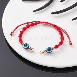 Adjustable Braided Nylon Thread Link Bracelet Making&nbsp;AJEW-JB01158