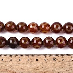 Tibetan Style dZi Agate Beads Strands&nbsp;G-N357-04A-02