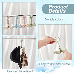 AHADEMAKER 8Pcs 4 Colors Plastic Multi-Function Bag Hangers&nbsp;AJEW-GA0005-61