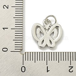 Rack Plating Brass Micro Pave Cubic Zirconia Charms&nbsp;KK-K386-08P
