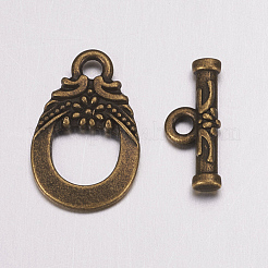 Tibetan Style Alloy Toggle Clasps&nbsp;MAC2014-NF