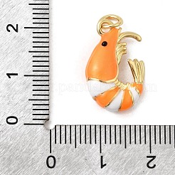 Brass Enamel Pendants&nbsp;KK-H092-07G-02