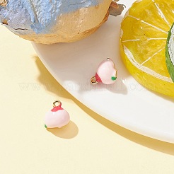 2Pcs Brass Enamel Charms&nbsp;KK-YW0001-91