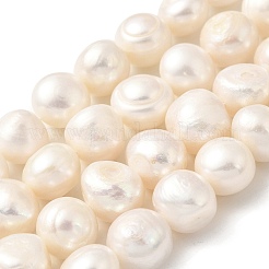Natural Cultured Freshwater Pearl Beads Strands&nbsp;PEAR-A006-11F