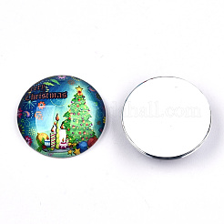 Glass Cabochons&nbsp;GGLA-S036-18A