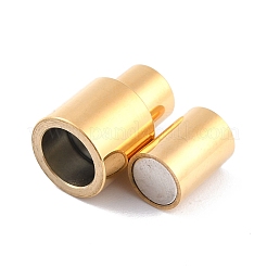 Ion Plating(IP) 304 Stainless Steel Magnetic Clasps with Glue-in Ends&nbsp;STAS-F276-04G