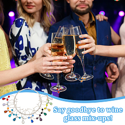 12Pcs Wine Glass Charms Sets&nbsp;AJEW-GA00010