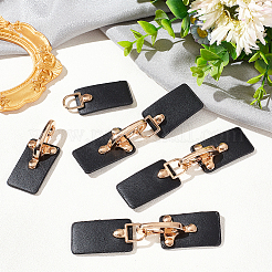 4 Sets Imitation Leather Toggle Buckle&nbsp;FIND-FG0002-57