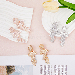 3 Pairs 3 Colors Alloy Dangle Stud Earrings fot Women&nbsp;EJEW-FI0002-61