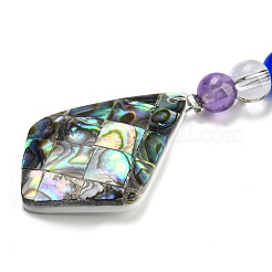 Abalone Shell/Paua Shell Keychain&nbsp;KEYC-Z002-01B-P