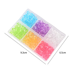 Transparent Acrylic Beads&nbsp;TACR-YW0001-6MM-01