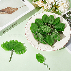 200Pcs Silk Cloth Artificial Leafs&nbsp;AJEW-CN0004-07A