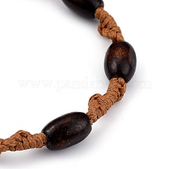 Adjustable Korean Waxed Polyester Cord Braided Bead Bracelets Sets&nbsp;BJEW-JB05438