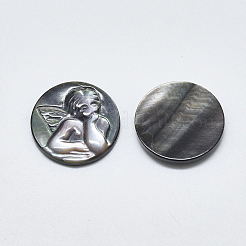 Black Lip Shell Cabochons&nbsp;SSHEL-S264-053