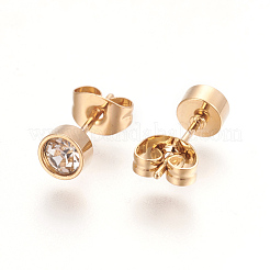 304 Stainless Steel Ear Studs&nbsp;STAS-I113-06G