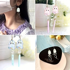 10Pcs Transparent Acrylic Bead Caps&nbsp;TACR-YW0003-23A