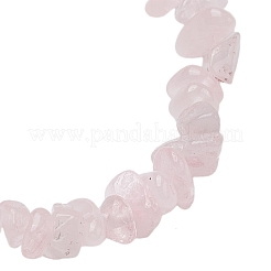 Natural Rose Quartz Beads Kids Bracelets&nbsp;BJEW-JB10611-09