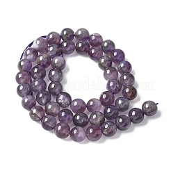 Natural Amethyst Beads Strands&nbsp;X-G-M445-8MM-01B