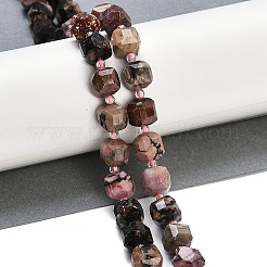 Natural Rhodonite Beads Strands&nbsp;G-B125-O07-01