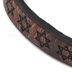 4Pcs 4 Styles PU Imitation Leather Braided Bracelets Sets&nbsp;BJEW-P335-01A