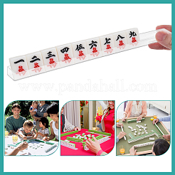 Acrylic Mahjong Ruler&nbsp;OFST-WH0004-110