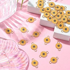 50Pcs Alloy Enamel Connector Charms&nbsp;ENAM-SZ0004-23