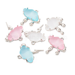 6Pcs 6 Styles Opaque Resin Pendants&nbsp;FIND-TA0002-50
