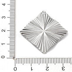 Non-Tarnish 304 Stainless Steel Pendants&nbsp;STAS-M323-38P