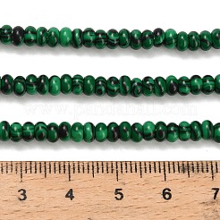 Synthetic Malachite Beads Strands&nbsp;G-L635-A22-4x2mm