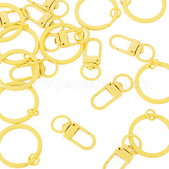 10Pcs Zinc Alloy Baking Paint Swivel Snap Hooks Clasps&nbsp;FIND-TADJ0001-27F