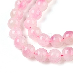Dyed Natural White Jade Beads Strands&nbsp;G-T138-6mm-210-20