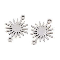 304 Stainless Steel Connector Charms&nbsp;STAS-Z202-10P
