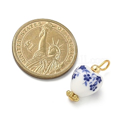 Handmade Printed Porcelain Pendants&nbsp;PALLOY-JF04404