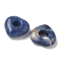 Natural Sodalite European Beads&nbsp;G-C252-01I