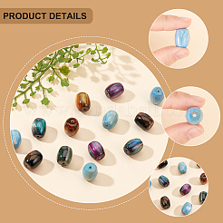 36Pcs 6 Colors Resin Beads&nbsp;RESI-CA0001-37