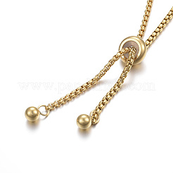 Adjustable 304 Stainless Steel Bracelet Making&nbsp;STAS-F183-10G