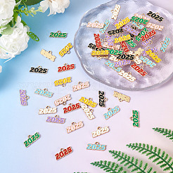 64Pcs 8 Colors Alloy Enamel Pendants&nbsp;ENAM-PJ0001-14