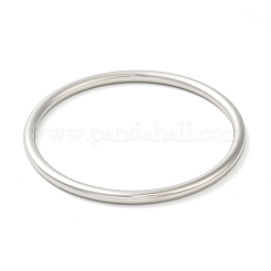 Non-Tarnish 304 Stainless Steel Simple Roung Ring Bangles for Women&nbsp;BJEW-F461-01F-P