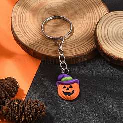 Alloy and Resin Pendant Keychain&nbsp;KEYC-JKC00895