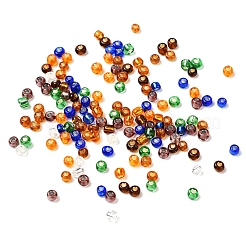 7 Colors Glass Round Seed Beads&nbsp;SEED-YW0001-24B-02