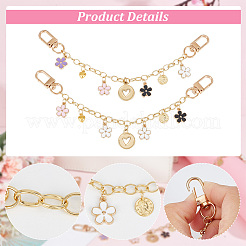 Alloy Enamel Pendant Decorative Purse Chains&nbsp;AJEW-AB00108