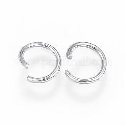 Tarnish Resistant 304 Stainless Steel Open Jump Rings&nbsp;STAS-F110-02P