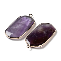 Natural Amethyst Pendants&nbsp;G-G063-02B