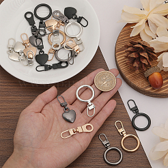 24Pcs 12 Style Zinc Alloy Zipper Puller&nbsp;FIND-CA0007-90